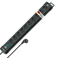 Brennenstuhl Premium-Line 10-fach 3 m schwarz