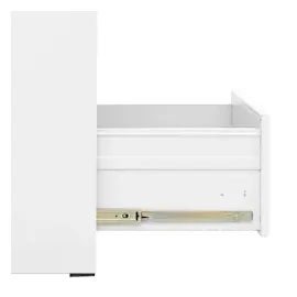 vidaXL Aktenschrank Weiß 46x62x72,5 cm Stahl