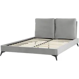 Beliani Melle 140 x 200 cm Grau