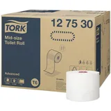Midi Toilettenpapier Advanced T6 weiß 2-lagig, 27 Rollen je 100m