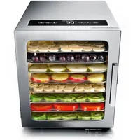 Arendo Dörrautomat mit Temperaturregler - Timer bis zu 24 h - Dehydrator - Dörrgerät