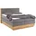 Home Affaire Boxspringbett HOME AFFAIRE "Cavan", grau (anthrazit), B:164cm L:222cm, Microfaser (100% Polyester), Komplettbetten, Boxspringbett, Eiche, inkl. Bettkasten & Topper, verschiedene Härtegrade (auch H4)