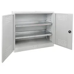 ADB Umweltschrank 40703 lichtgrau 100,0 x 50,0 x 100,0 cm, aufgebaut