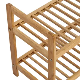 Zeller Schuhregal 70 x 26 x 40 cm braun / natur