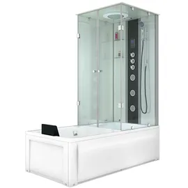 AcquaVapore Dusche Duschkabine 180x90 cm mit 2k Scheiben Versiegelung