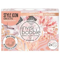 Invisibobble Sprunchie "We'll Always Have Panther" Duo Scrunchie Set I 2x Pastell Haargummi Mädchen & Damen Satin Haargummis I Limited Collection Urban Safari