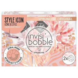 Invisibobble Sprunchie "We'll Always Have Panther" Duo Scrunchie Set I 2x Pastell Haargummi Mädchen & Damen Satin Haargummis I Limited Collection Urban Safari