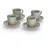 Zeller Espressotasse 0,06 l Grau 8 St.