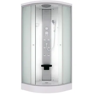 AcquaVapore Duschkabine Fertigdusche Dusche Komplettkabine D10-00M0 80x80 cm, ohne 2k Scheiben Versiegelung