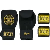 BENLEE Rocky Marciano BENLEE Boxsport Starterset aus Kunstleder Starter Set BOXGATE, Black/Yellow, 10 oz