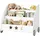 Woltu Kinderregal KR002 3 Regale Holz weiß