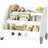 Woltu Kinderregal KR002 3 Regale Holz weiß