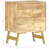 vidaXL Nachtschrank 40 x 30 x 50 cm Braun