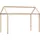 vidaXL Kinderbett Dach 207 x 80,5 x 151,5 cm Kiefer massiv braun