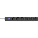 Kopp UNOversal plus 6-fach, schwarz (233005012)