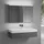 Neoro Waschtischunterschrank 1 Auszug 120 x 23,5 x 51,3 cm Grau