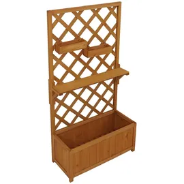 Mendler Hochbeet HWC-P68 135 x 70 x 30 cm Braun