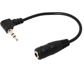 DeLock Kabel Audio Klinke 2,5 mm Stecker gewinkelt 3,5mm Buchse