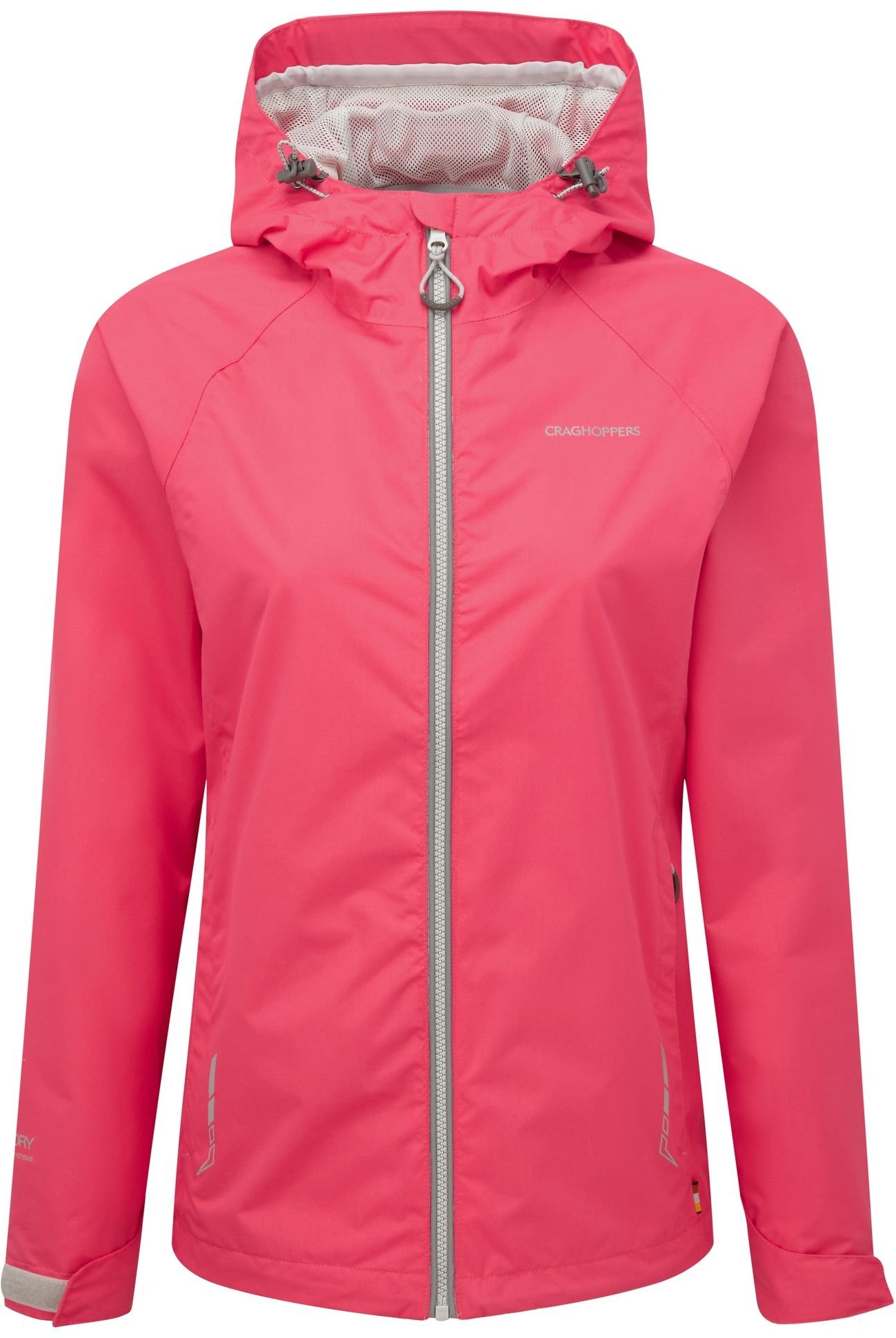 Der Herzog von Edinburgh Damen Ruhi Lite wasserdichte Jacke – Electric Pink, Größe 10