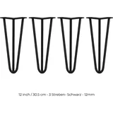 MONSTER SHOP Hairpin Tischbeine 4 x 30,5 cm