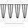 MONSTER SHOP Hairpin Tischbeine 4 x 30,5 cm