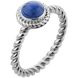 Nenalina Lapis Lazuli Edelstein September Boho 925 Silber 52 Damen 