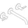 Hansgrohe One 3-Loch Waschtischarmatur Brushed Red Gold