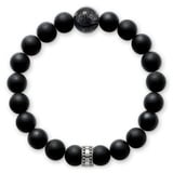 Thomas Sabo Armband Obsidian 925 Sterling Silber A1085-023-11-M