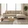 GRAINGOLD Ecksofa Leto Beige Rechts