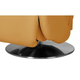 HIMOLLA Relaxsessel 7628 Leder 83 x 109 x 90 cm Gelb mit Relax-Funktion