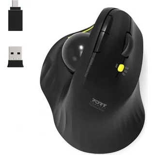 PORT DESIGNS 900719 rechts, RF Wireless - Bluetooth 1600 DPI Schwarz