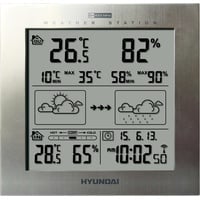 Hyundai WS 2244 M, Wetterstation Silber