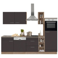 OPTIFIT Küchenzeile Kalmar, ohne E-Geräte, Breite 270 cm grau