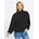 Shirtjacke Damen Gr 38 schwarz 50 Modal 44 Polyester 6 Elasthan unifarben Shirts Shirtjacke