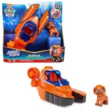 PAW PATROL PAW PATROL, Aqua Pups - Basis Fahrzeug Spielzeugauto im Hummer-Design mit Zuma Welpenfigur, Spielzeug geeignet für Kinder ab 3 Jahren