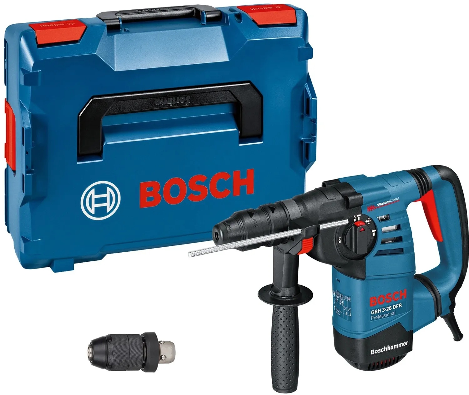 Bosch Professional Bohrhammer GBH 3-28 DFR in L-Boxx
