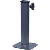 MCW Bodenhülse Metall 13 x 13 cm Schwarz