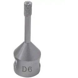Bohrkrone Diamant (trocken) mit Paraffin-Kühlung | von Ø 6 - 14 mm, Art. 50321 - Art. / Durchmesser: 50321 / 6 mm
