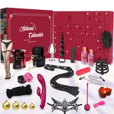 Erotischer Adventskalender 2025 für Paare und Erwachsene Singles 24 sinnliche Sexspielzeuge Geschenke inkl Erotik für das Neue Jahr Weihnachts-Kalender Adult Toys Liebesspielzeug für Überraschungen