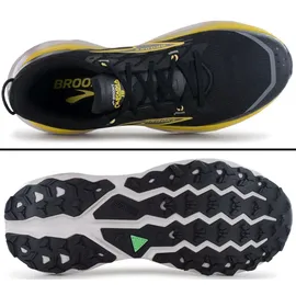 Brooks Cascadia 19 Herren Schwarz/Beige/Gelb 43