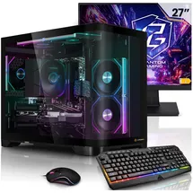aurumpc Aurum Gaming-PC i5-14400F 27" LED  Intel Core i5 14400F 4,6 GHz 16 GB RAM 1 TB SSD GeForce RTX 5060 Win 11