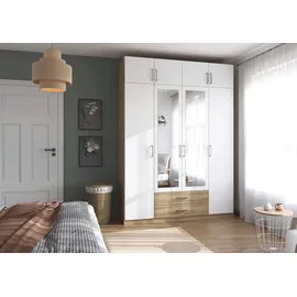 Rauch Wäscheschrank GAMMA 181 x 248 x 54 cm Weiß