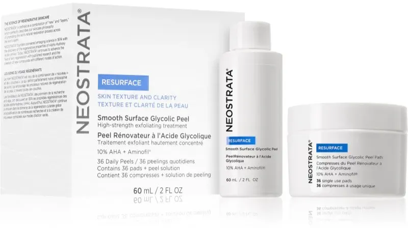 NeoStrata Resurface Smooth Surface Glycolic Peel One-Step-Peeling für die Benutzung zu Haus mit AHA 60 ml