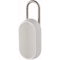 Bluetooth-Lautsprecher mit Karabiner, wasserabweisend Weiß