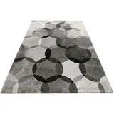 Esprit Teppich ESPRIT "Modernina ESP-3378", grau, B:80cm H:13mm L:150cm, Kunstfaser, Teppiche, Teppich, weicher Kurzflor in modernem Design, Wohnzimmer, Schlafzimmer, bunt