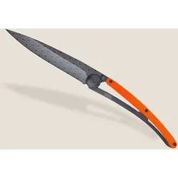 Deejo 37g Aluminium Parallelen Taschenmesser - orange