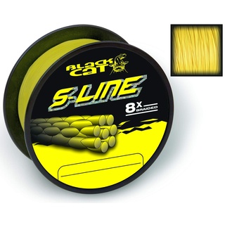 Black Cat S-line Geflochtene Schnur 300 M - Yellow - 0.550 mm