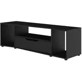 CaliCosy HACK Lowboard 45 x 48 cm Schwarz Holzwerkstoff