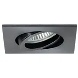 Brumberg Einbaustrahler 1 GX5,3 quadratisch schwarz Aluminium 0065.78