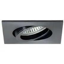 Brumberg Einbaustrahler 1 GX5,3 quadratisch schwarz Aluminium 0065.78